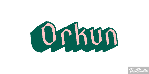 Orkun Tekst effect