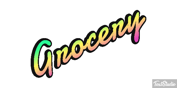 Grocery Efeito do texto