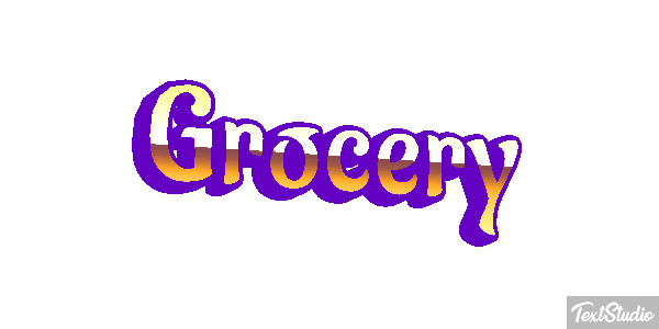 Grocery Efeito do texto