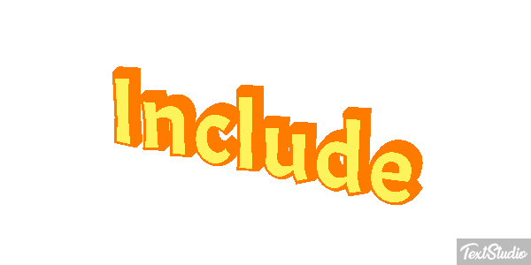 Include Texteffekt