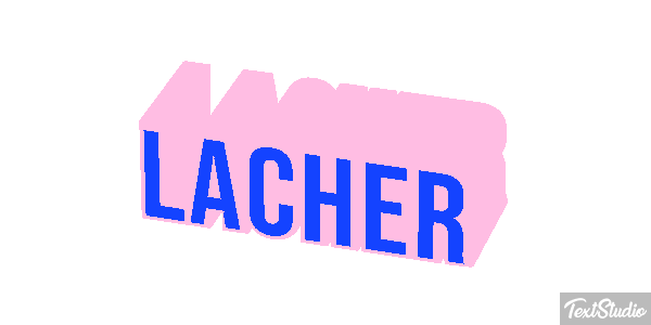 Lâcher Effet de texte