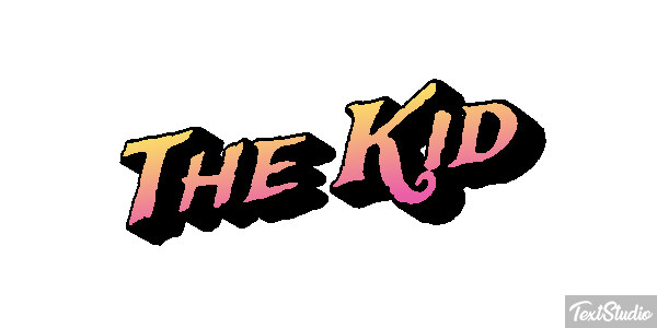 The Kid Effetto testo