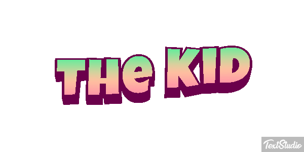 The Kid Effetto testo