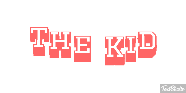 The Kid Effetto testo