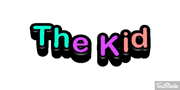 The Kid Effetto testo