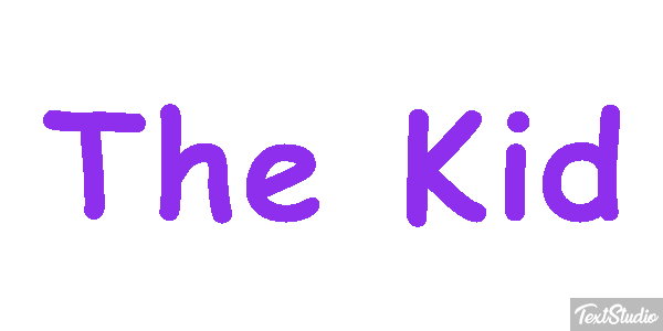 The Kid Effetto testo