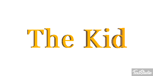 The Kid Effetto testo