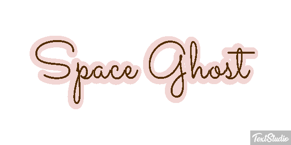 Space Ghost Text effect