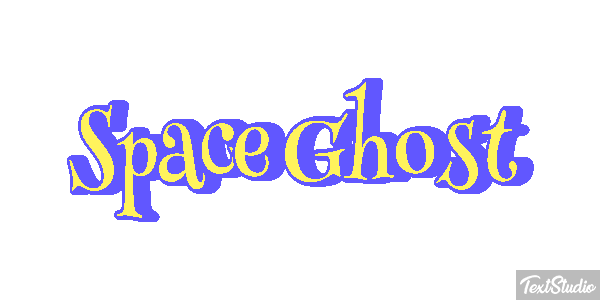 Space Ghost Text effect