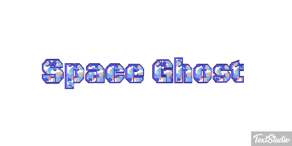 Space Ghost Text effect