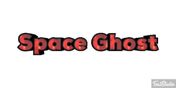 Space Ghost Text effect