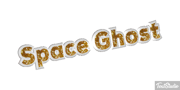 Space Ghost Text effect