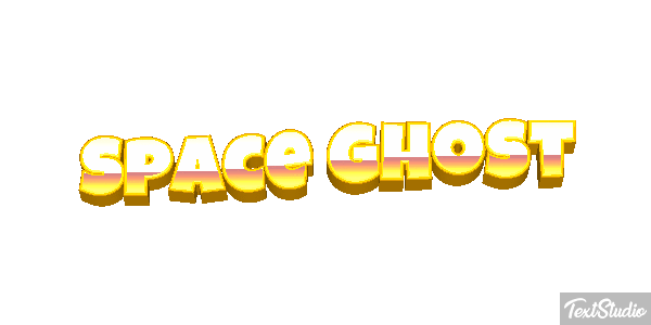 Space Ghost Text effect