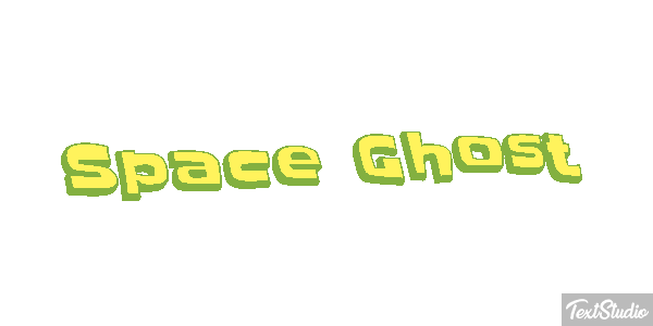 Space Ghost Text effect