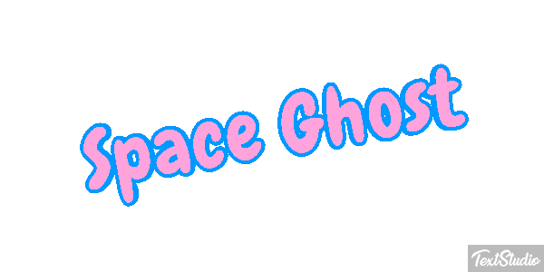 Space Ghost Text effect