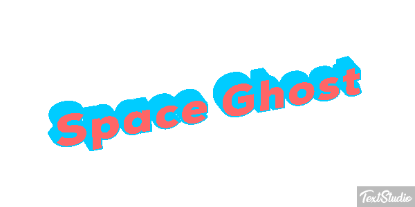 Space Ghost Text effect