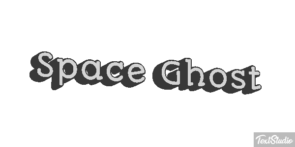 Space Ghost Text effect