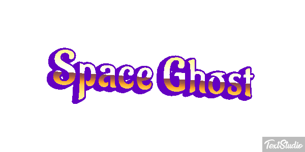 Space Ghost Text effect