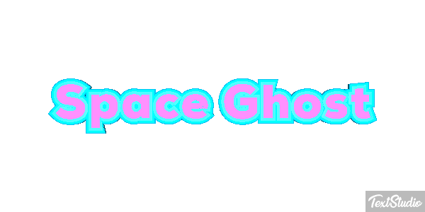 Space Ghost Text effect