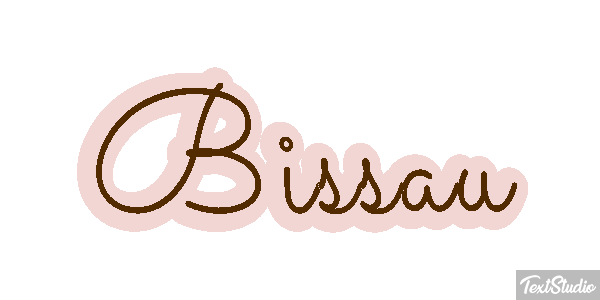 Bissau テキスト効果