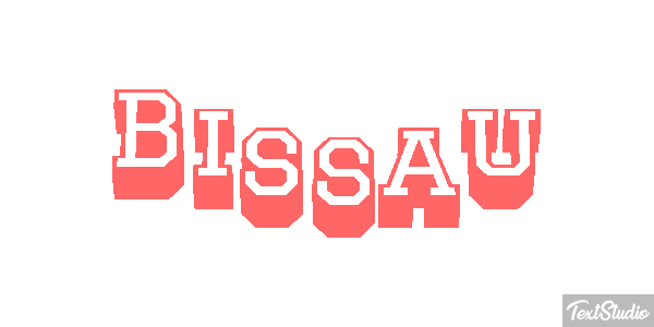 Bissau テキスト効果