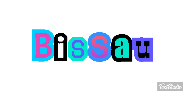 Bissau テキスト効果