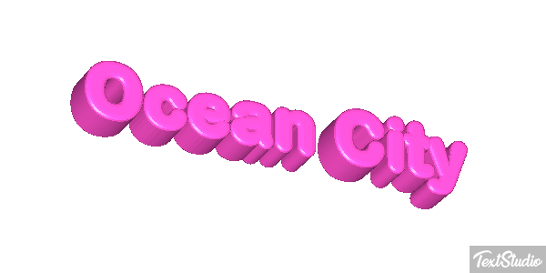 Ocean City Efekt tekstowy