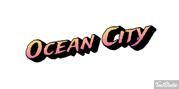 Ocean City Efekt tekstowy