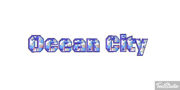 Ocean City Efekt tekstowy