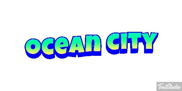 Ocean City Efekt tekstowy