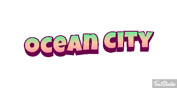 Ocean City Efekt tekstowy