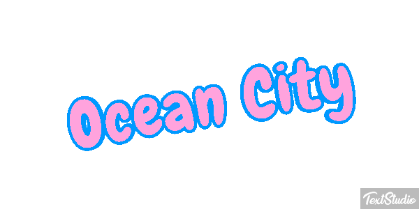 Ocean City Efekt tekstowy