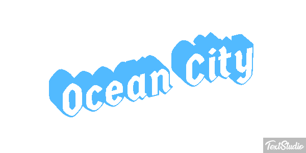 Ocean City Efekt tekstowy