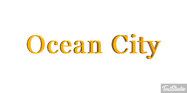 Ocean City Efekt tekstowy