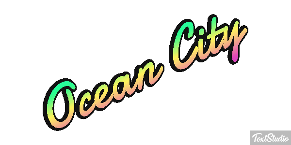 Ocean City Efekt tekstowy