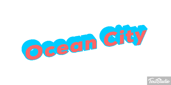 Ocean City Efekt tekstowy