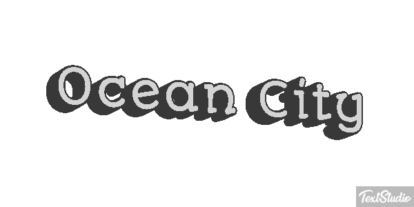 Ocean City Efekt tekstowy