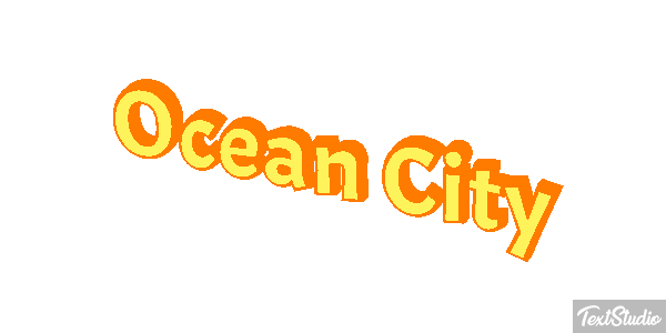 Ocean City Efekt tekstowy