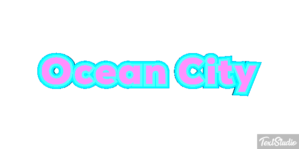 Ocean City Efekt tekstowy