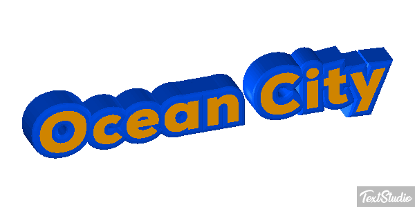 Ocean City Efekt tekstowy