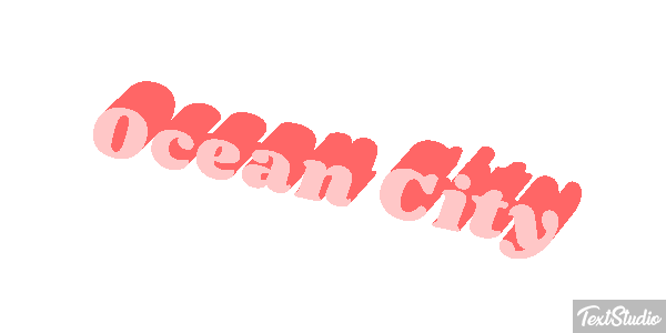 Ocean City Efekt tekstowy