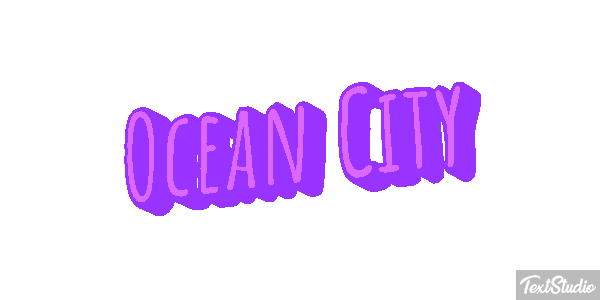 Ocean City Efekt tekstowy