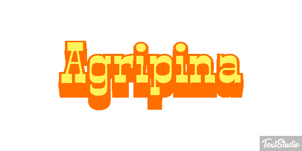 Agripina Efecto de texto