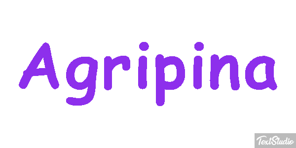 Agripina Efecto de texto