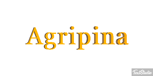 Agripina Efecto de texto