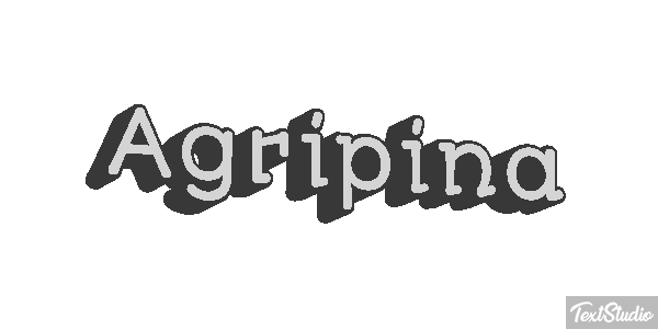 Agripina Efecto de texto