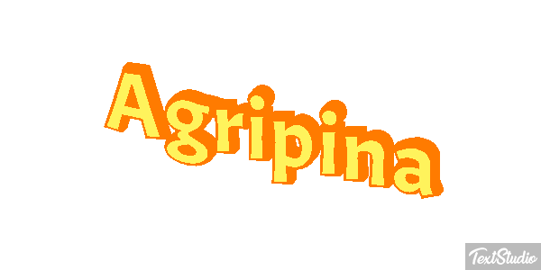 Agripina Efecto de texto