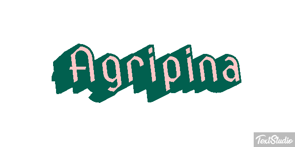 Agripina Efecto de texto