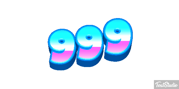 999 Efecto de texto