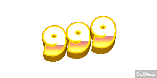 999 Efecto de texto